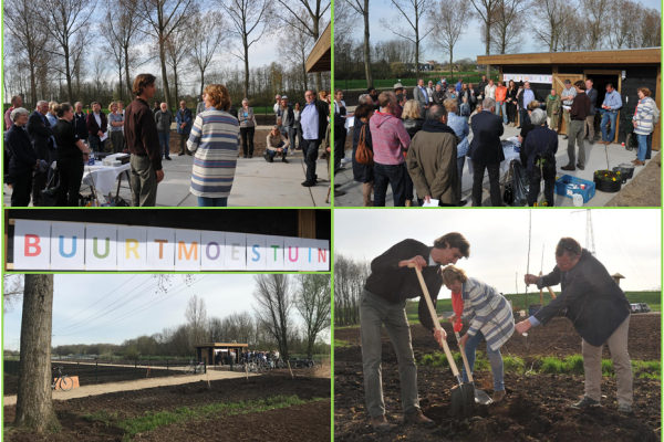 Buurtmoestuin Hitland is officieel en feestelijk geopend!